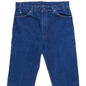 Vintage Levi's 505 Orange Tab Jeans Made in USA Factory 55 Button W36 L32